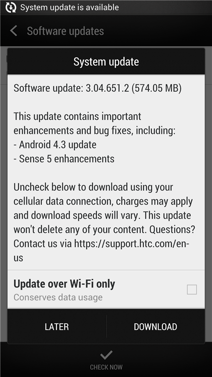 Android 4.3 available now!